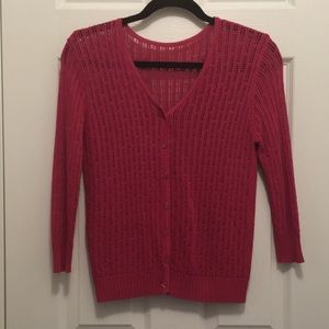 Fuchsia Pink Cardigan